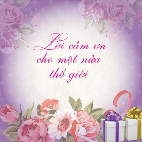 Chọn gì thay lời ‘cảm ơn’ phái đẹp ngày 8/3?