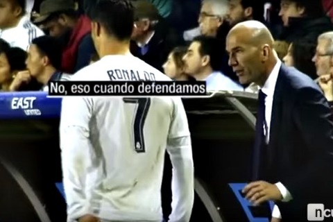 Zidane gọi Ronaldo và Pepe ra giáo huấn