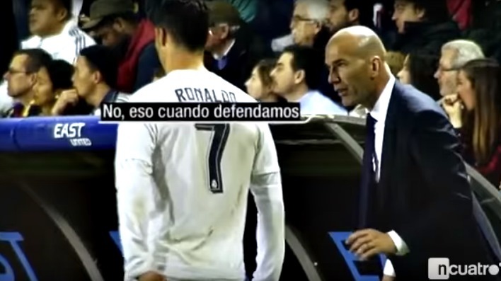 Zidane gọi Ronaldo và Pepe ra giáo huấn
