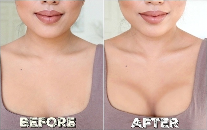 Tuyệt chiêu makeup tạo khối cho vòng 1 đầy đặn, căng tròn