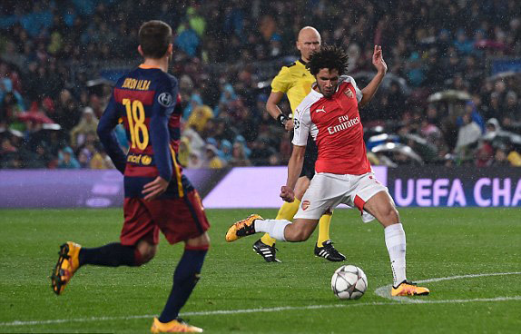 Elneny ghi bàn san bằng tỷ số 1-1