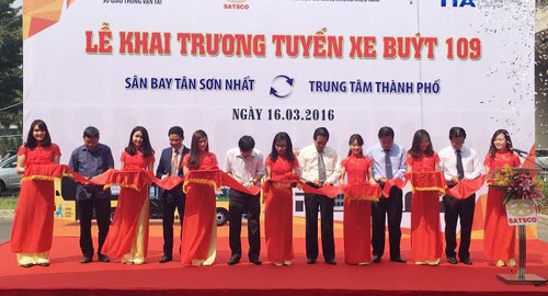 Xe buýt chất lượng cao tuyến sân bay - trung tâm TP.HCM