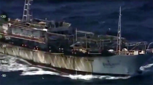 Video Argentina bắn chìm tàu cá Trung Quốc