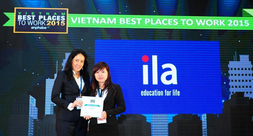 ILA vào danh sách 100 nơi làm việc tốt nhất Việt Nam