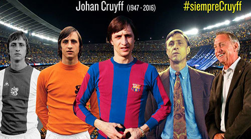 Johan Cruyff, bởi vì ông là Thánh...
