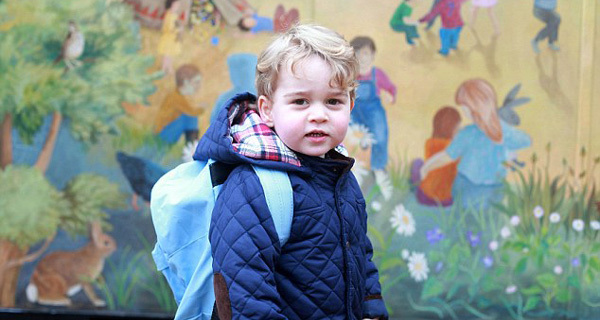 Hoàng tử bé nước Anh ghi danh ở trường mẫu giáo của bố