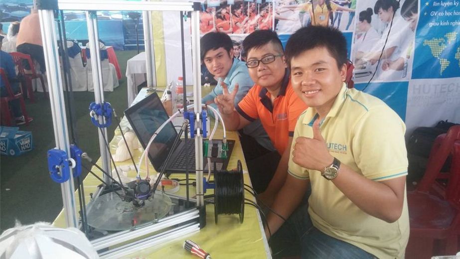 Máy in 3D '3 trong 1' của nhóm sinh viên Việt