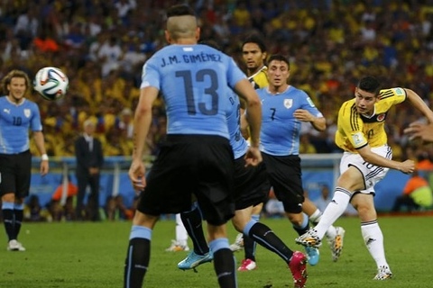siêu phẩm của James Rodriguez ở World Cup 2014