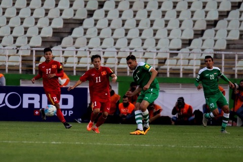 Video: Iraq 1-0 Việt Nam