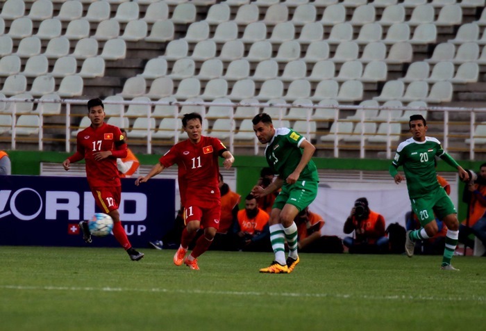 Video: Iraq 1-0 Việt Nam