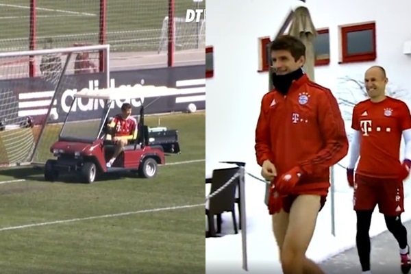 Cười đau bụng với những hành động của Thomas Muller