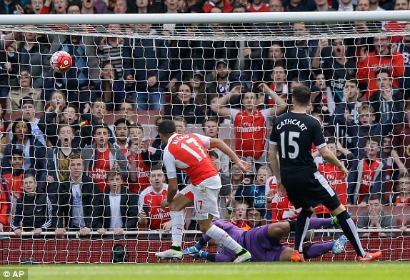 Sanchez ghi bàn mở tỷ số