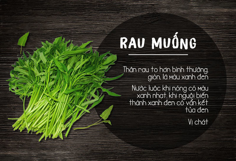 Nhận diện 5 loại rau bẩn tồn dư nhiều hóa chất