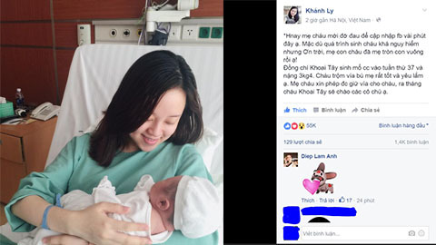 Ly Kute lần đầu khoe ảnh con trai đầu lòng của Mạc Hồng Quân