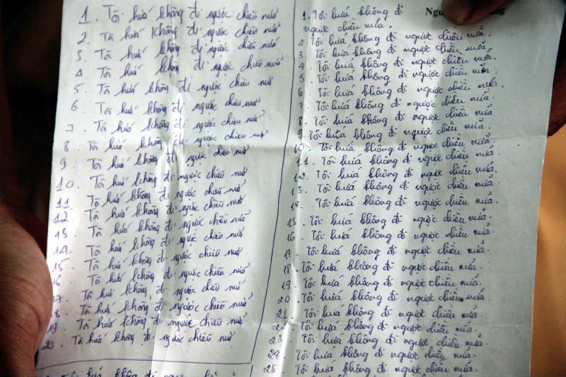 CSGT Đà Nẵng bắt nữ sinh vi phạm chép phạt 50 lần