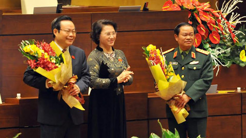 Quốc hội có hai Phó chủ tịch mới