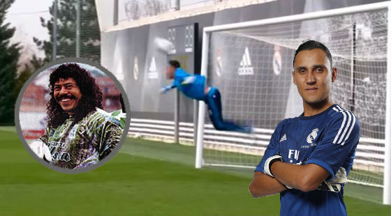 Navas tái hiện tuyệt kỹ cản phá kiểu bọ cạp của Rene Higuita