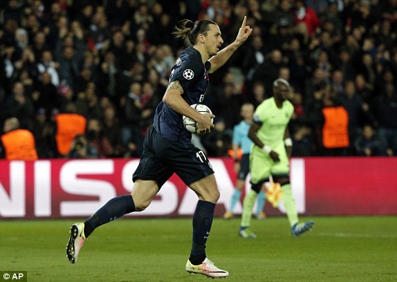 Ibrahimovic ghi bàn gỡ hòa sau sai lầm của Joe Hart