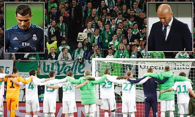Xem lại trận thua tủi hổ của Real trước Wolfsburg