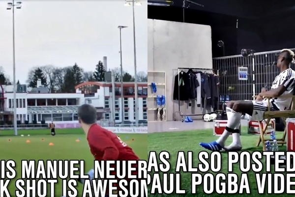 Xem Neuer ném bóng, Pogba treo giày chuẩn không cần chỉnh