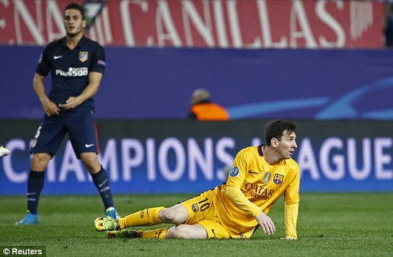 Quay chậm 90 phút ác mộng của Barca tại Calderon