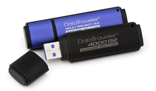 Kingston ra mắt USB Flash quản lý, mã hóa phần cứng