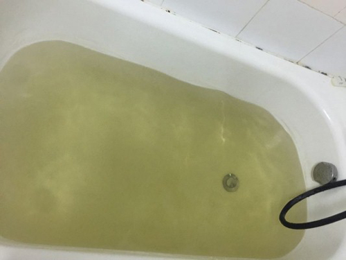 Choáng với nước sinh hoạt