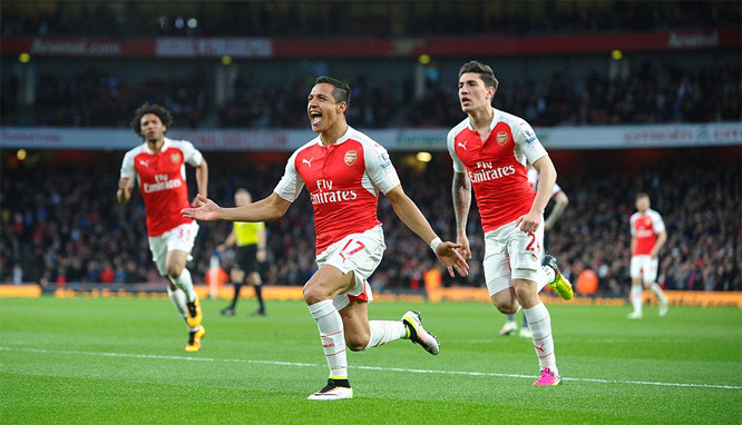 Sanchez rực sáng, Arsenal 