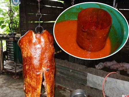 Hình ảnh kinh hoàng về lò thịt quay nổi tiếng nhất thành phố Vinh