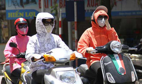 Nắng nóng trở lại miền Bắc