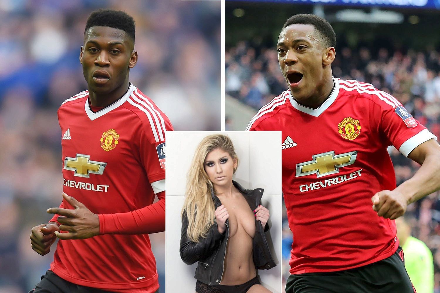 Fosu-Mensah và Martial gạ mỹ nữ tóc vàng “sex tay ba''