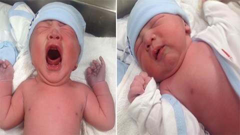 Hình ảnh đầu tiên của con trai Ưng Hoàng Phúc