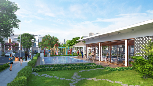 TP.HCM: villa liền kề sân golf hút vốn đầu tư