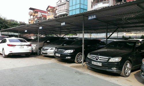 Cám cảnh dự án 1A Láng Hạ biến thành bãi giữ xe trái phép?