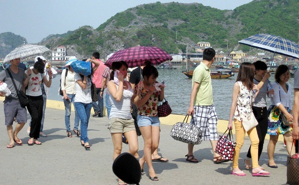 nắng nóng, thời tiết nghỉ lễ, khu du lịch