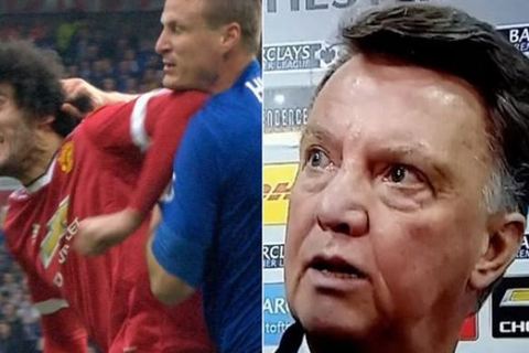 Van Gaal túm tóc phóng viên, minh oan cho học trò