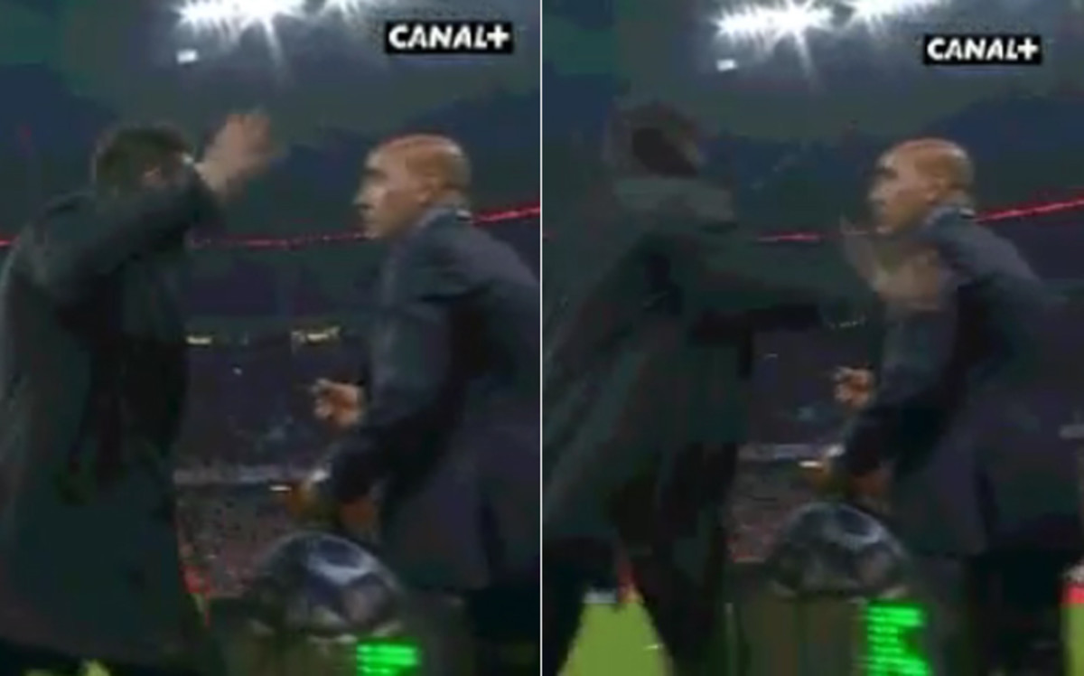 Simeone tát trọng tài, cãi nhau tay đôi với Pep 2