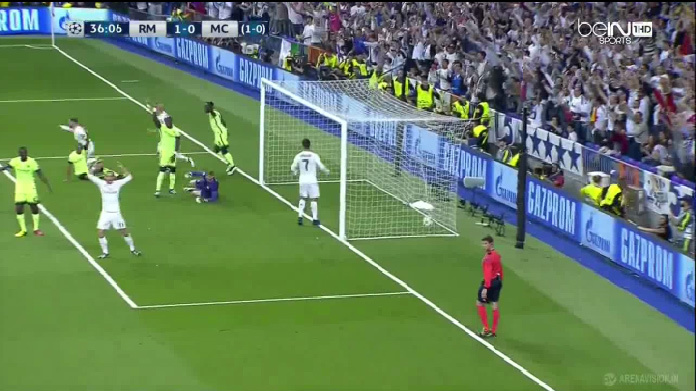 Ramos ghi bàn ở tư thế việt vị