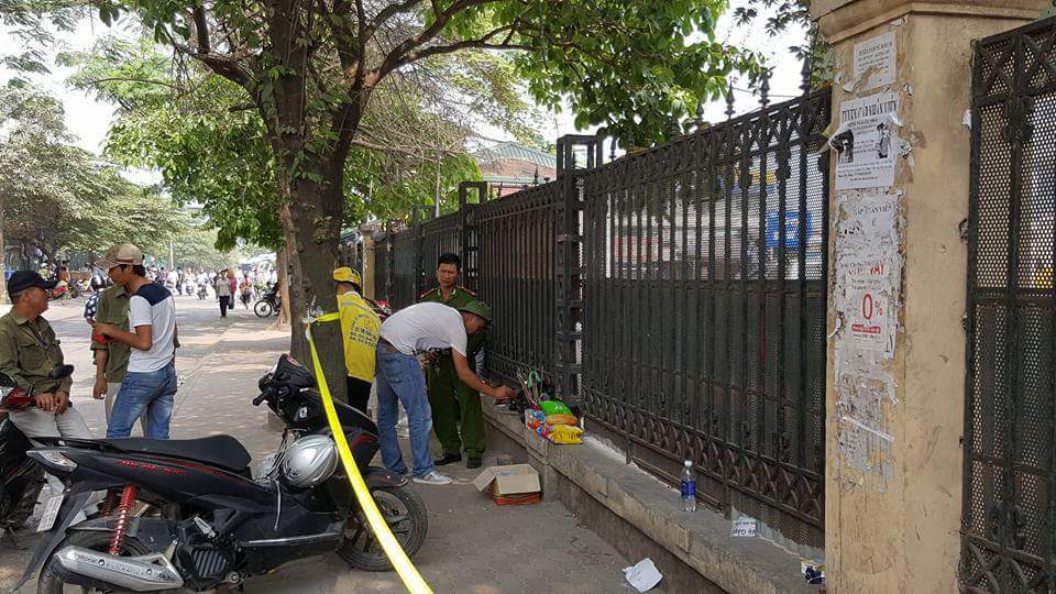Phát hiện thi thể thai nhi trước bến xe Mỹ Đình