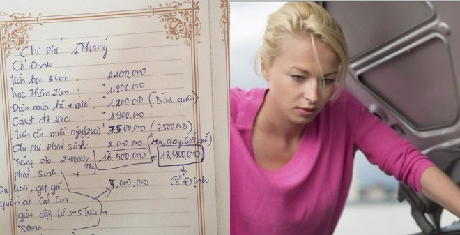 Nhật ký chi tiêu của gia đình đi ô tô: có tháng tới 47 triệu