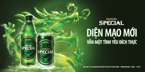 Bia Saigon Special ra mắt diện mạo mới