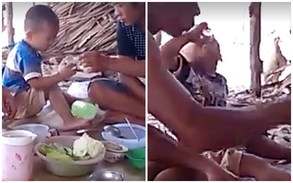 Bé 3 tuổi ở miền Tây uống rượu say khướt như người lớn