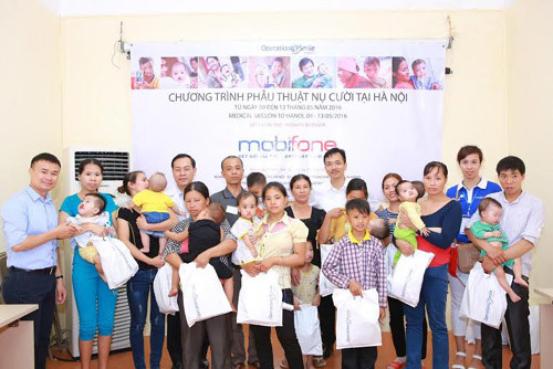 MobiFone đồng hành chương trình Phẫu thuật Nụ cười