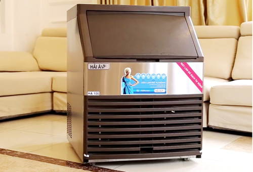 Sản xuất đá viên sạch với máy làm đá Hải Âu