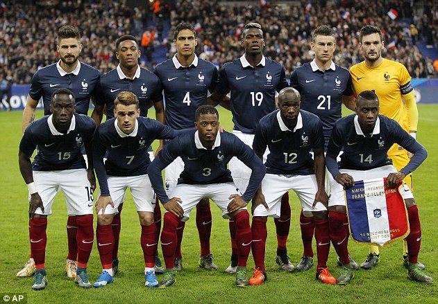Deschamps công bố danh sách ĐT Pháp dự Euro 2016