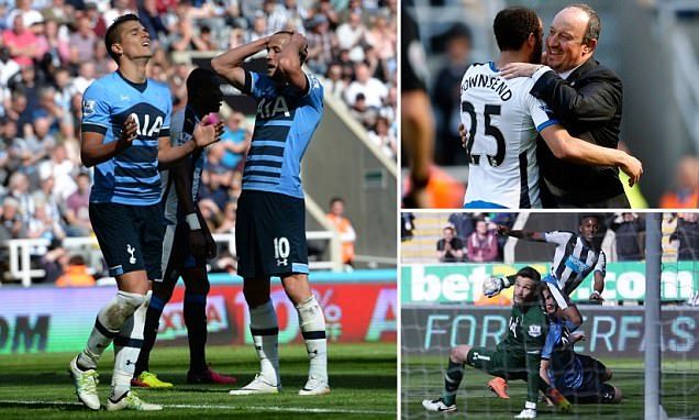 Chơi với 10 người, Newcastle thắng Tottenham 5-1