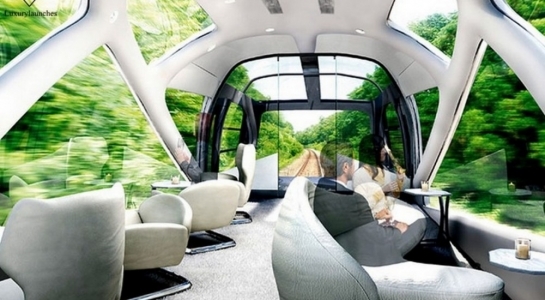 Du lịch trên chuyến tàu siêu tốc xa hoa ở Nhật Bản