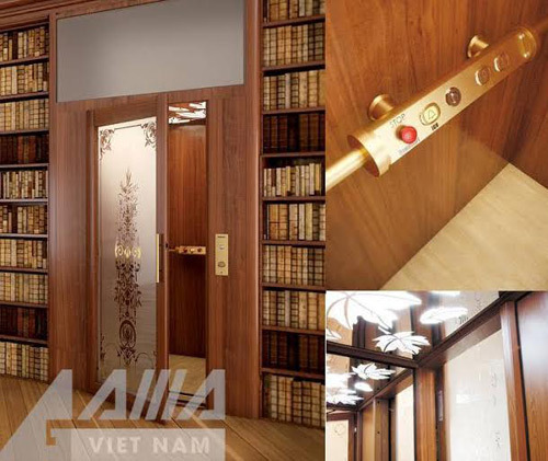 Thang máy gia đình công nghệ thủy lực hút khách Việt
