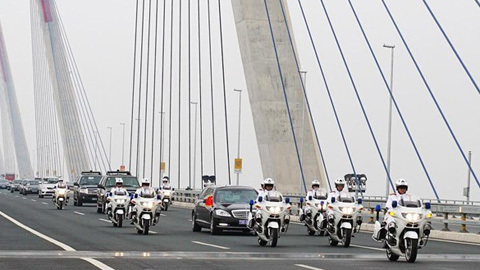 Phân luồng giao thông khi ông Obama ở Hà Nội