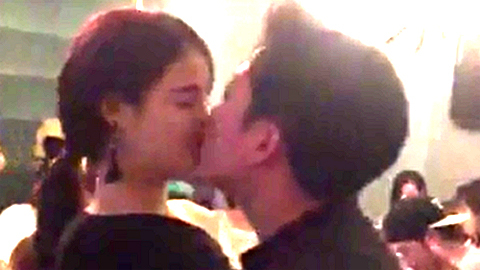 Nhã Phương, Trường Giang công khai hôn nhau say đắm